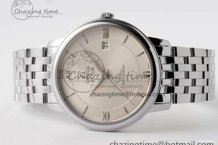0506 Bright De Ville SS DIWF 1:1 Best Edition Silver Dial SS Markers on SS Bracelet MIYOTA 7848